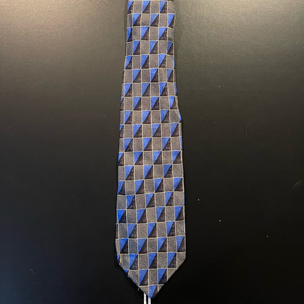 Ermenegildo Zegna Blue/Black/Gray Tie